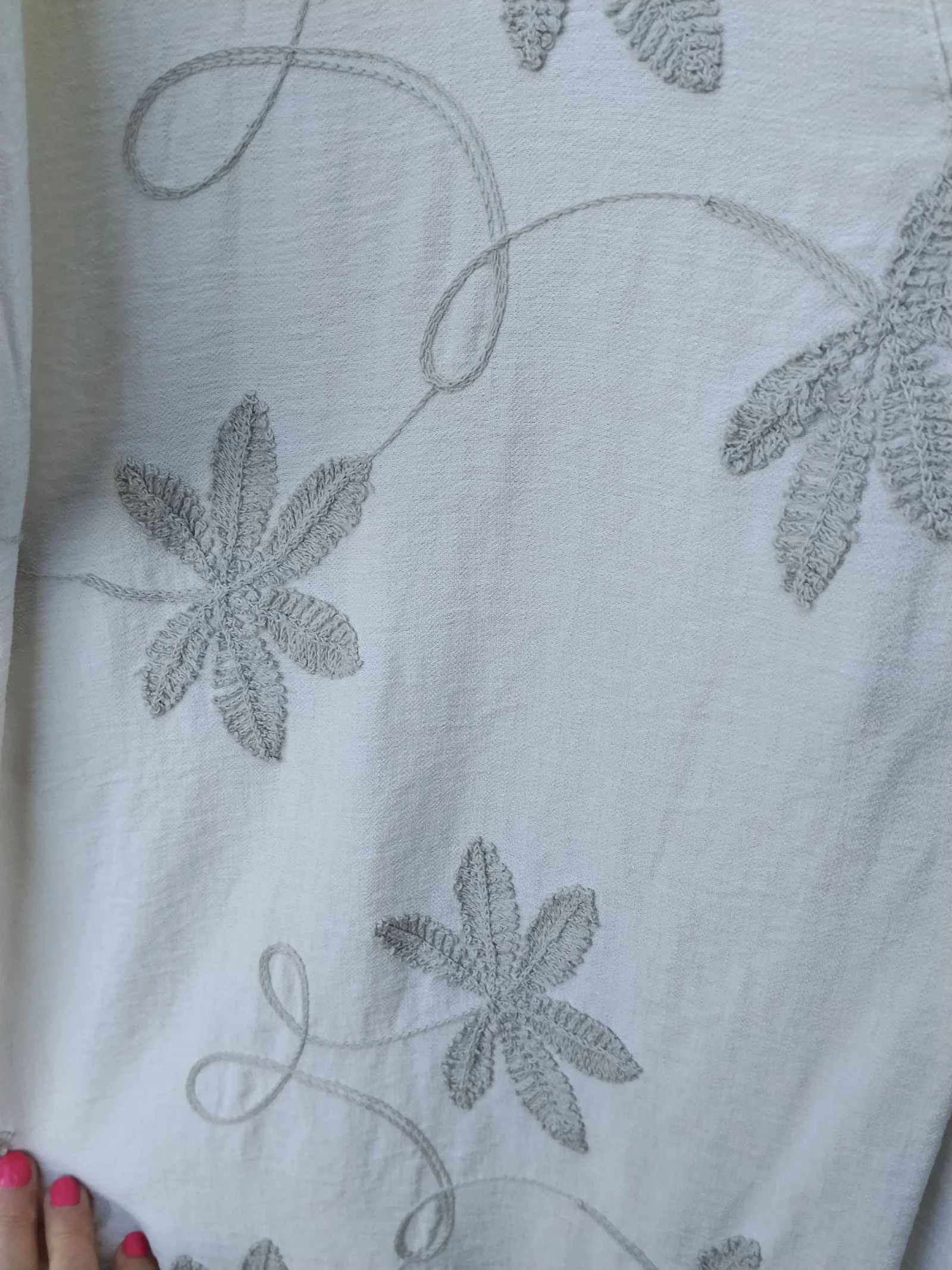 Vestido bordado de viscosa talla única hasta 44 fácil nuevo con etiqueta  – photo 4